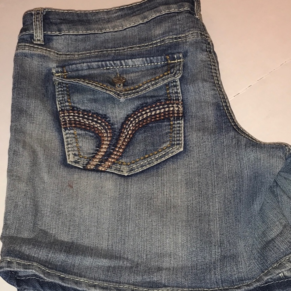 Blue jean shorts
